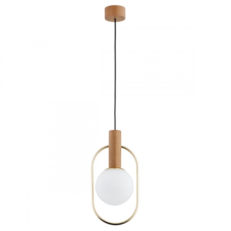 MODI DREWNIANA 1xE14 Alfa Lampa Wisząca 61152
