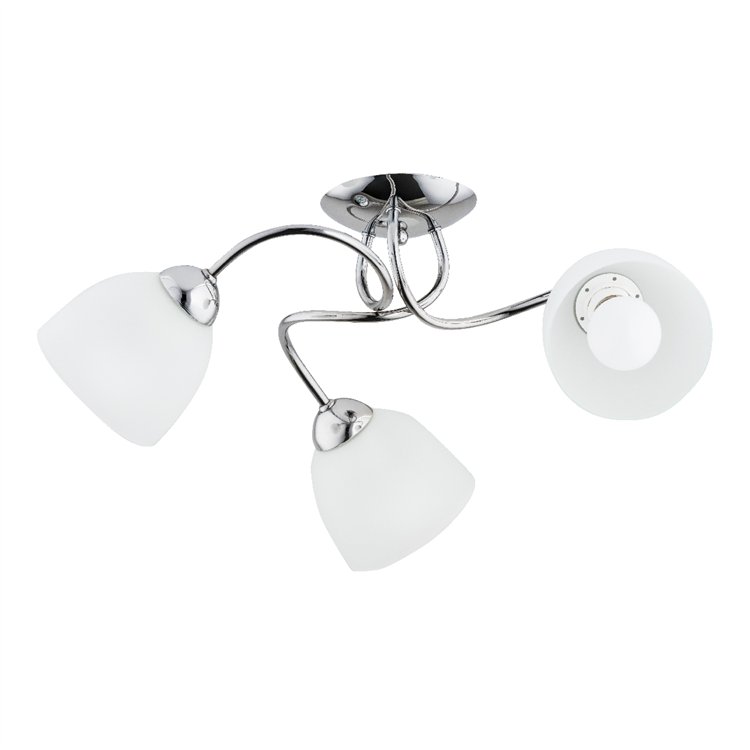 SILIA CHROM 3xE27 Alfa Lampa Sufitowa