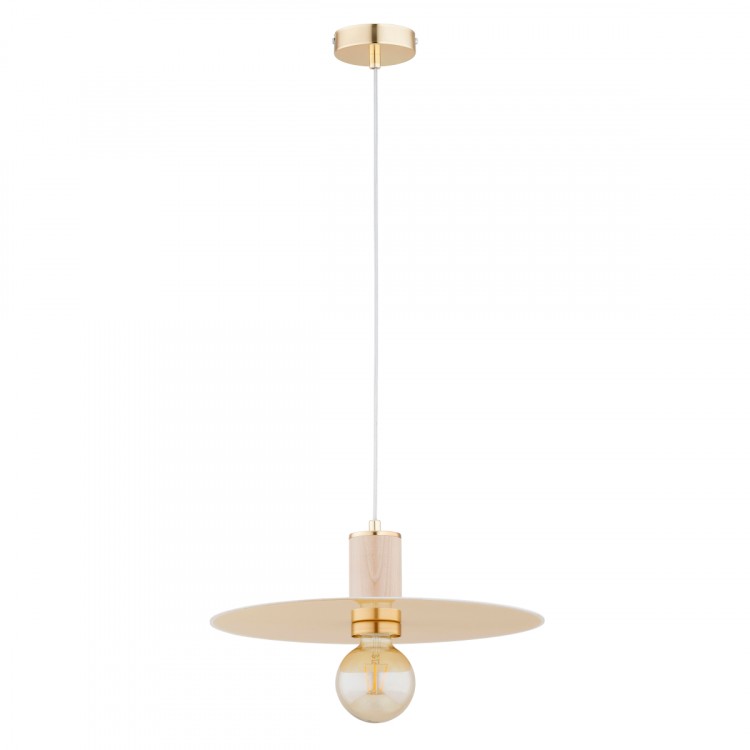 ARIA ZŁOTA 1xE27 Alfa Lampa Wisząca 61171