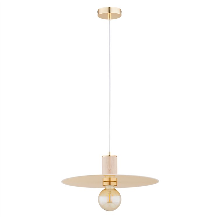 ARIA ZŁOTA 1xE27 Alfa Lampa Wisząca