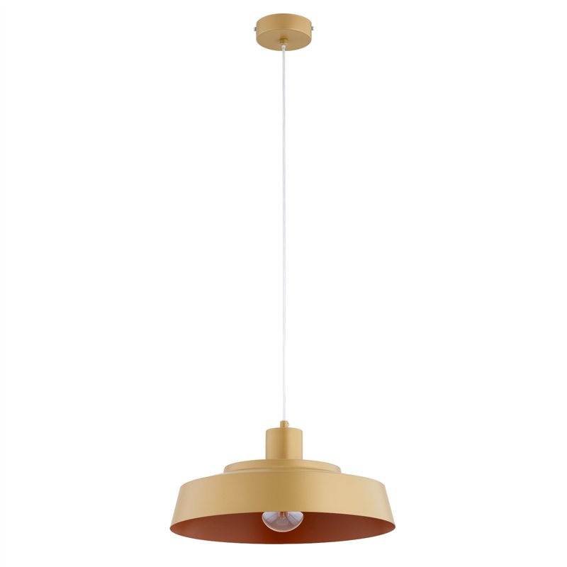 DELTA ZŁOTA 1xE27 Alfa Lampa Wisząca DELTA ZŁOTA 1xE27 Alfa Lampa Wisząca