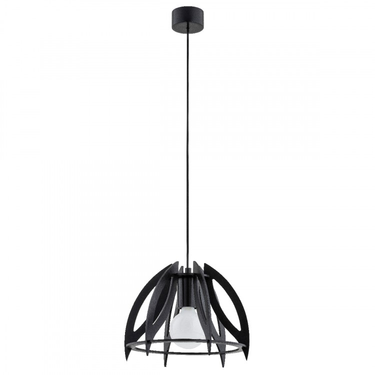 HAGA DREWNIANA 1xE27 Alfa Lampa Wisząca 60903