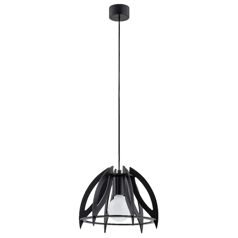 HAGA DREWNIANA 1xE27 Alfa Lampa Wisząca HAGA DREWNIANA 1xE27 Alfa Lampa Wisząca