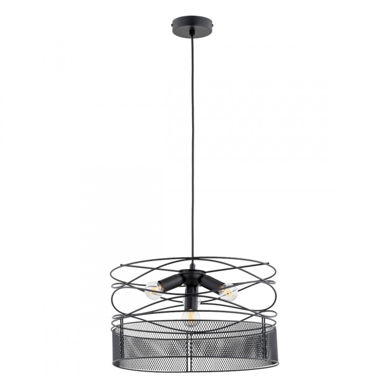 DIUK NET CZARNA 4xE27 Alfa Lampa Wisząca 63227