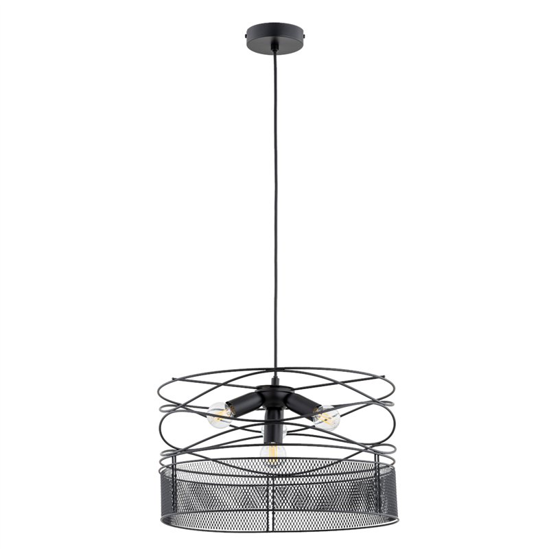 DIUK NET CZARNA 4xE27 Alfa Lampa Wisząca DIUK NET CZARNA 4xE27 Alfa Lampa Wisząca