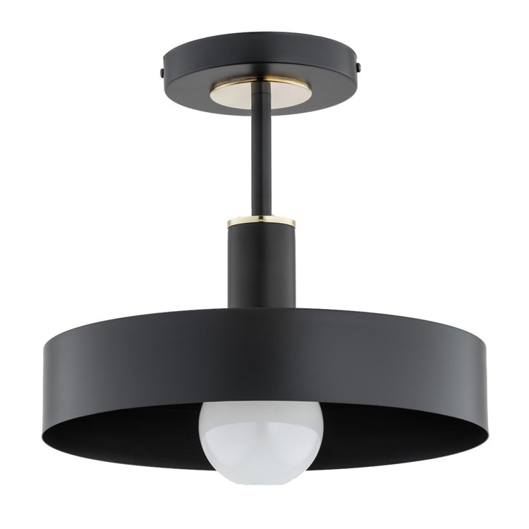 BERYT CZARNA 1xE27 Alfa Lampa Sufitowa
