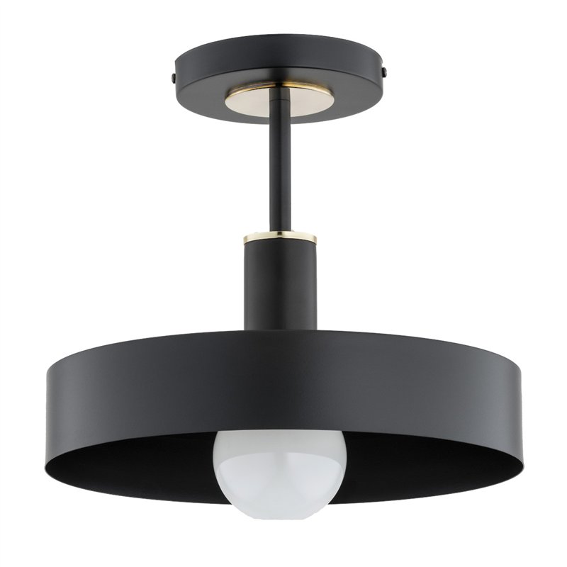 BERYT CZARNA 1xE27 Alfa Lampa Sufitowa BERYT CZARNA 1xE27 Alfa Lampa Sufitowa
