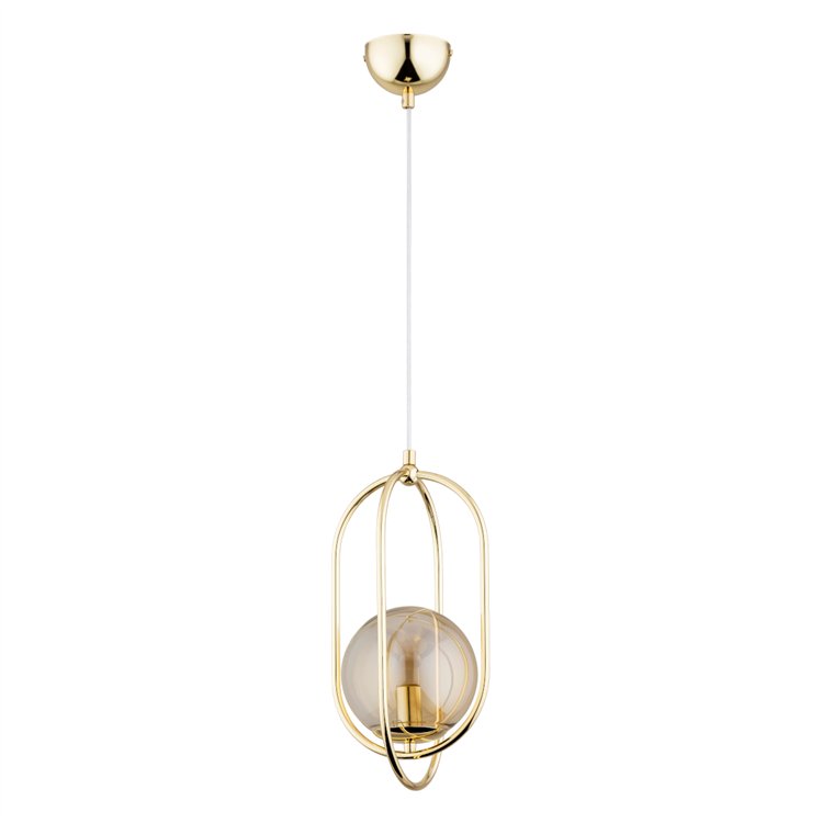 BINAR ZŁOTA 1xE14 Alfa Lampa Wisząca