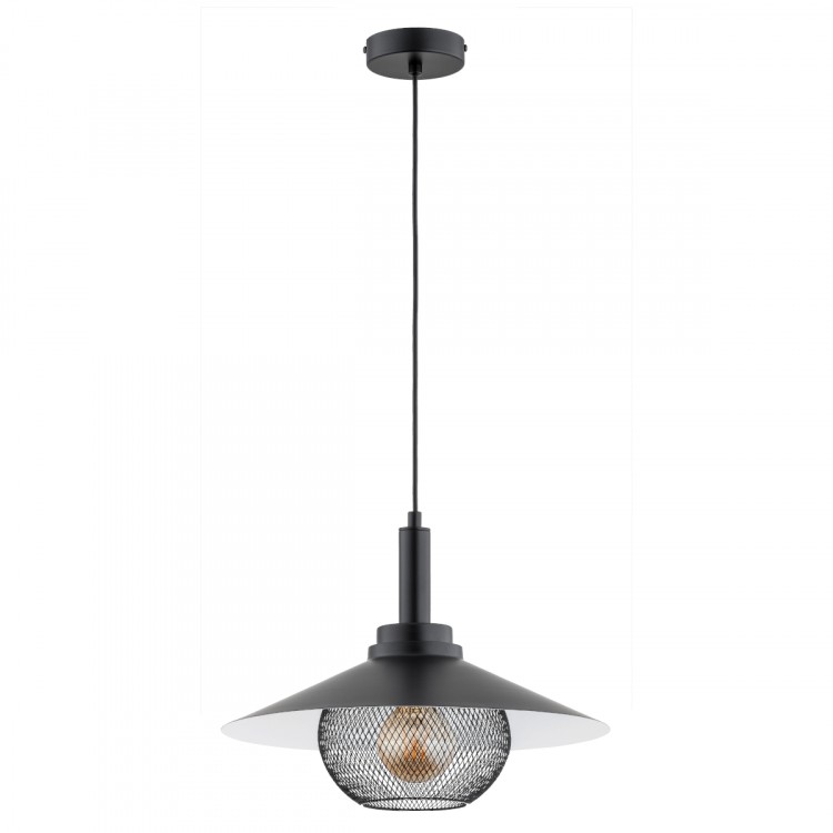 BOLERO MIX CZARNA 1xE27 Alfa Lampa Wisząca 61302