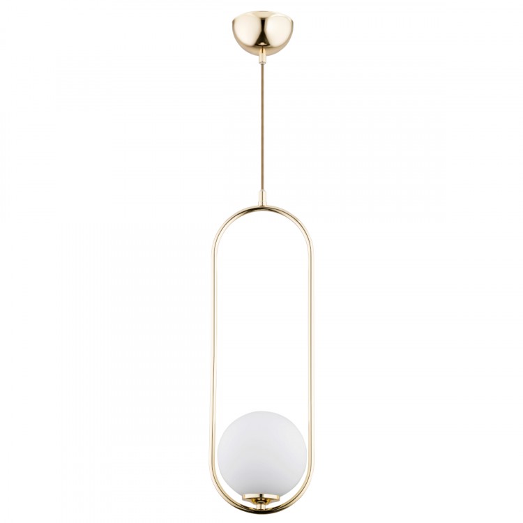 NOVAL L ZŁOTA 1xE14 Alfa Lampa Wisząca 60697