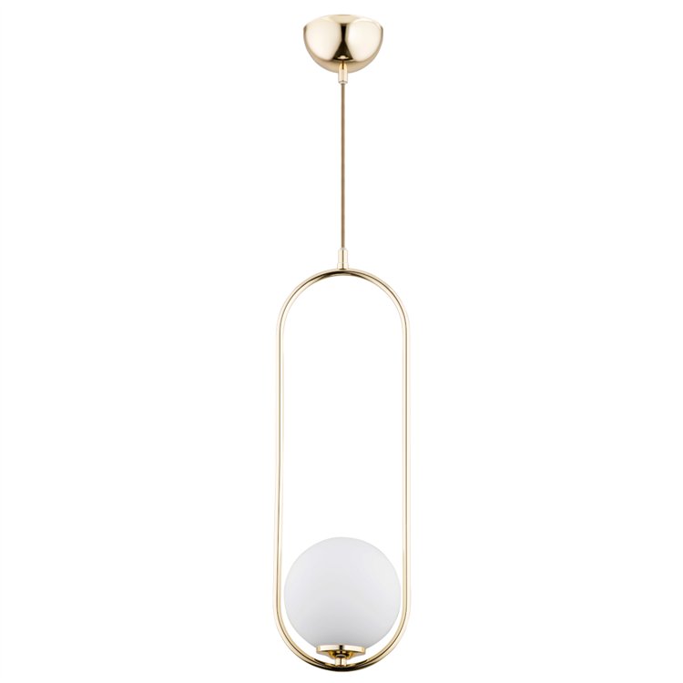 NOVAL L ZŁOTA 1xE14 Alfa Lampa Wisząca