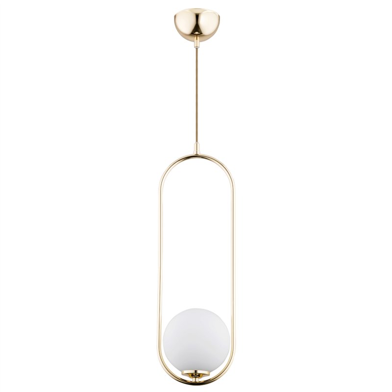 NOVAL L ZŁOTA 1xE14 Alfa Lampa Wisząca NOVAL L ZŁOTA 1xE14 Alfa Lampa Wisząca
