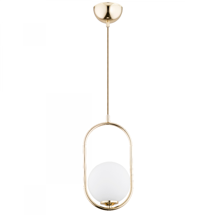 NOVAL M ZŁOTA 1xE14 Alfa Lampa Wisząca 60698
