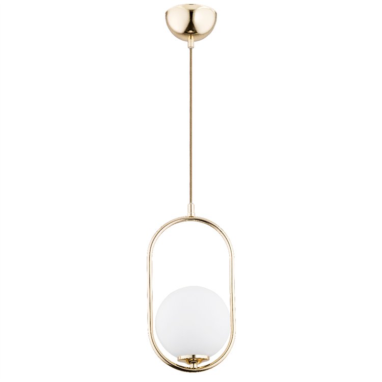 NOVAL M ZŁOTA 1xE14 Alfa Lampa Wisząca