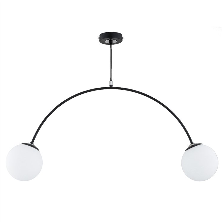 BEND CZARNA & BIAŁA 2xE14 Alfa Lampa Sufitowa