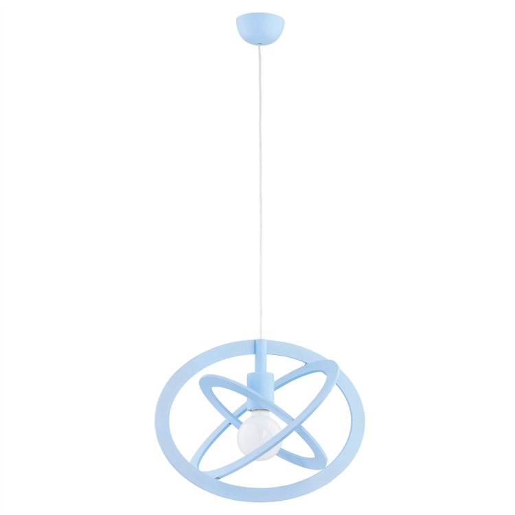 GRADI ELIPSE NIEBIESKA 1xE27 Alfa Lampa Wisząca