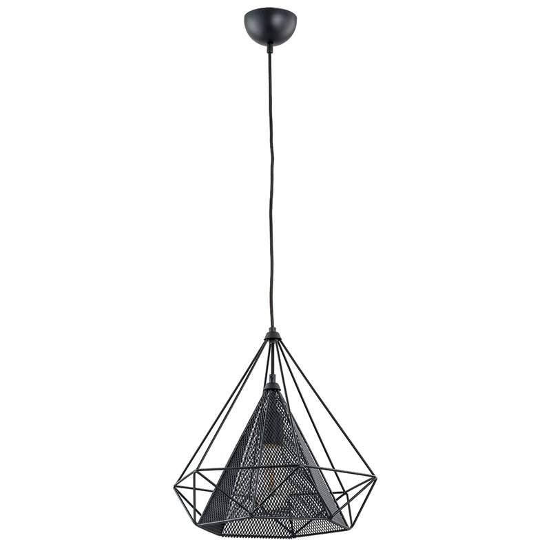 NET CZARNA 1xE27 Alfa Lampa Wisząca NET CZARNA 1xE27 Alfa Lampa Wisząca