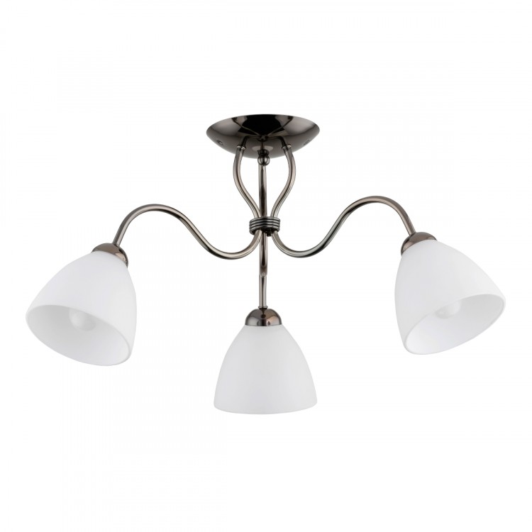 ARIEL CZARNY CHROM 3xE27 Alfa Lampa Sufitowa 62363