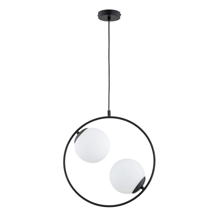 ADINO S CZARNA 2xE14 Alfa Lampa Wisząca