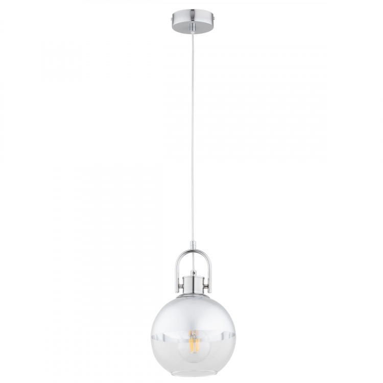 DEROL CHROM 1xE27 Alfa Lampa Wisząca 61427