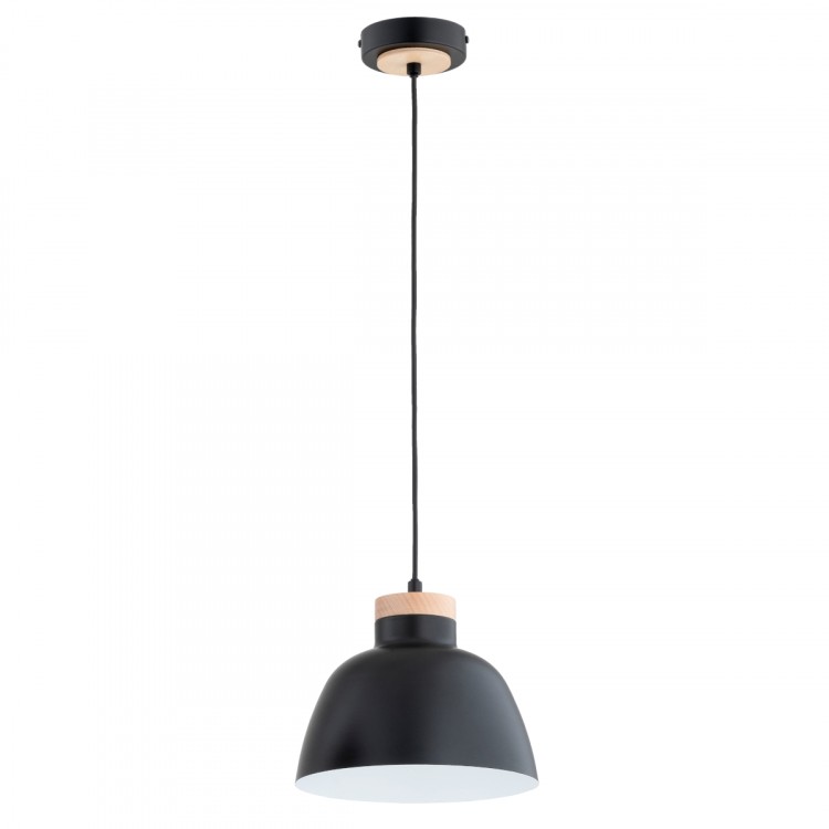 LORIEN CZARNA 1xE27 Alfa Lampa Wisząca 61317