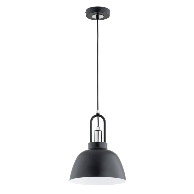 MIRAVE CZARNA & CHROM 1xE27 Alfa Lampa Wisząca MIRAVE CZARNA & CHROM 1xE27 Alfa Lampa Wisząca