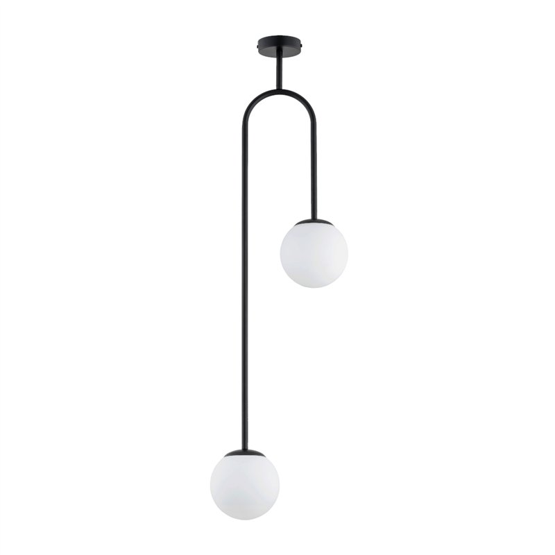 VECTOR CZARNA 2xE14 Alfa Lampa Sufitowa VECTOR CZARNA 2xE14 Alfa Lampa Sufitowa