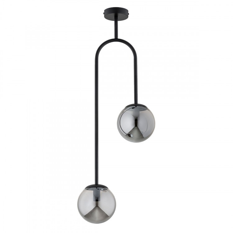 VECTOR M CZARNA 2xE14 Alfa Lampa Sufitowa 62450