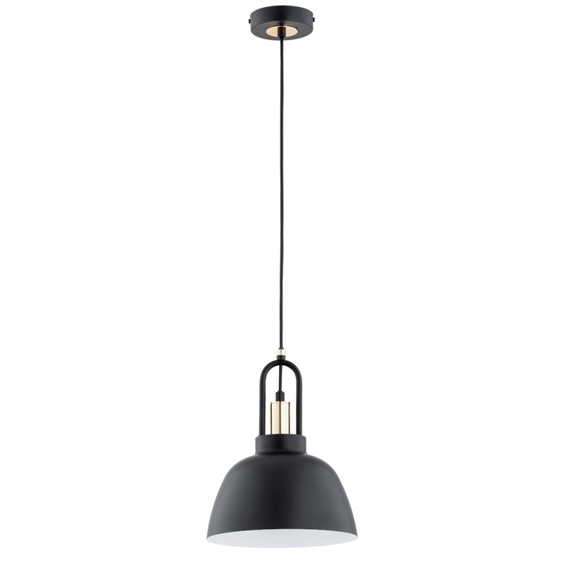 MIRAVE CZARNO-ZŁOTA 1xE27 Alfa Lampa Wisząca MIRAVE CZARNO-ZŁOTA 1xE27 Alfa Lampa Wisząca