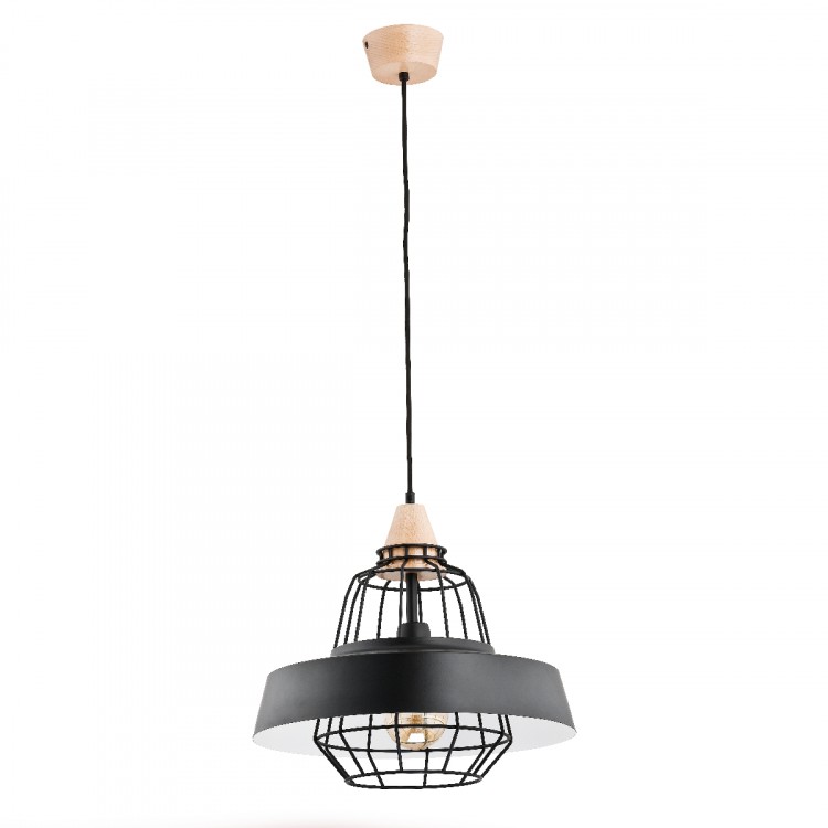 TAMARIS CZARNA 1xE27 Alfa Lampa Wisząca 60220