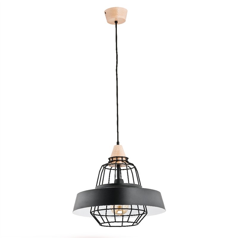 TAMARIS CZARNA 1xE27 Alfa Lampa Wisząca TAMARIS CZARNA 1xE27 Alfa Lampa Wisząca