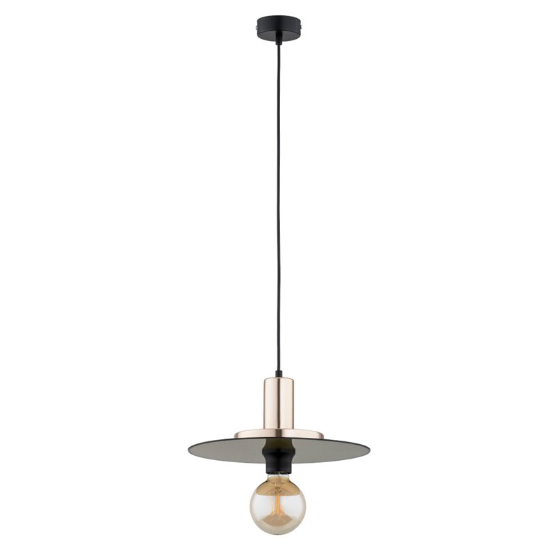 LETO CZARNO-ZŁOTA 1xE27 Alfa Lampa Wisząca LETO CZARNO-ZŁOTA 1xE27 Alfa Lampa Wisząca
