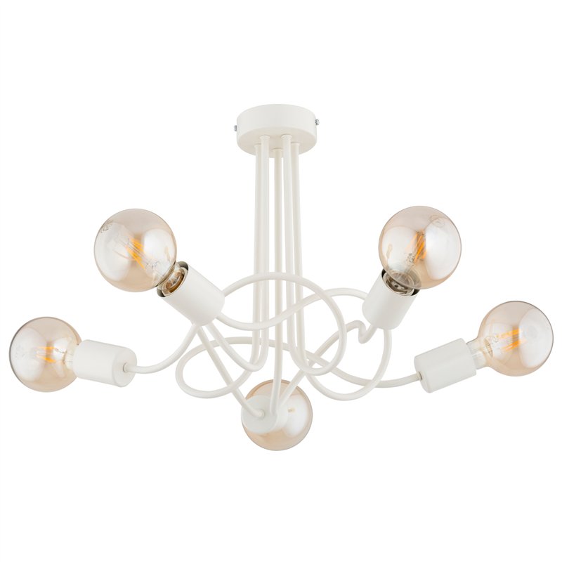 WINGO KREMOWA 5xE27 Alfa Lampa Sufitowa WINGO KREMOWA 5xE27 Alfa Lampa Sufitowa