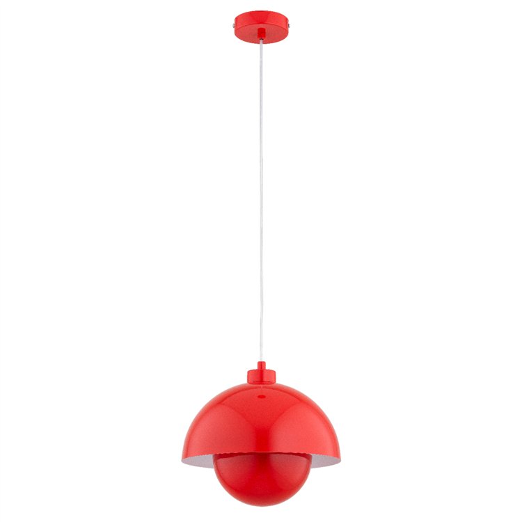 KUGER CZERWONA 1xE27 Alfa Lampa Wisząca