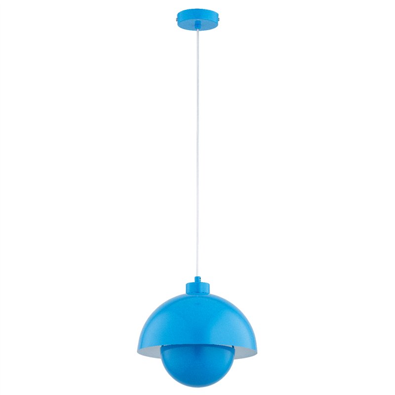 KUGER NIEBIESKA 1xE27 Alfa Lampa Wisząca KUGER NIEBIESKA 1xE27 Alfa Lampa Wisząca