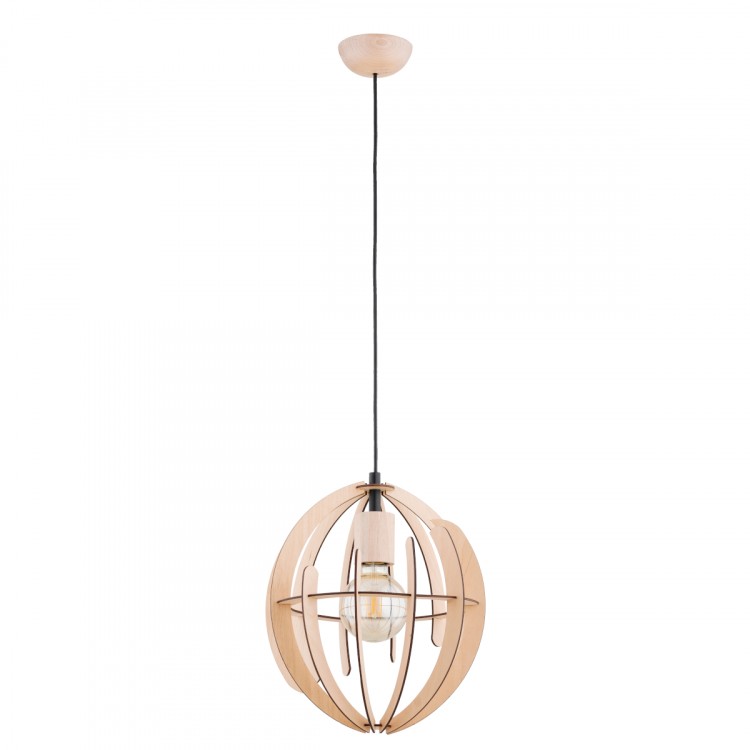 SOLARIA DREWNIANA 1xE27 Alfa Lampa Wisząca 61369