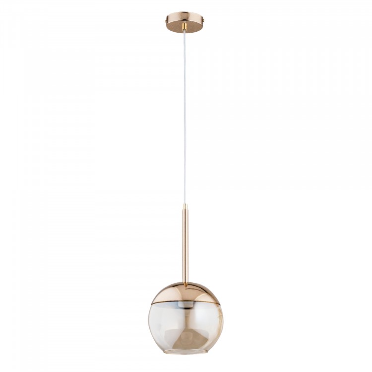 VOLDA ZŁOTA 1xE27 Alfa Lampa Wisząca 60824