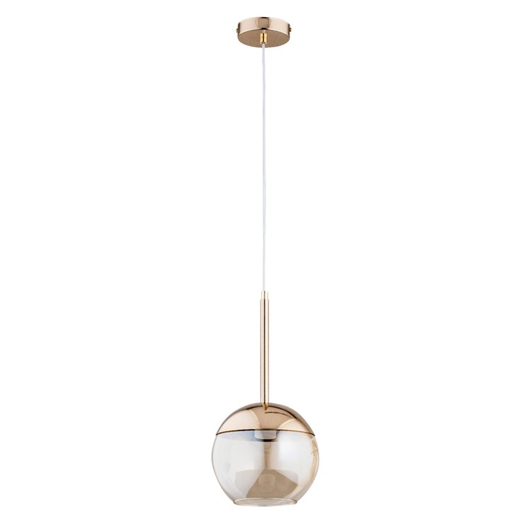 VOLDA ZŁOTA 1xE27 Alfa Lampa Wisząca