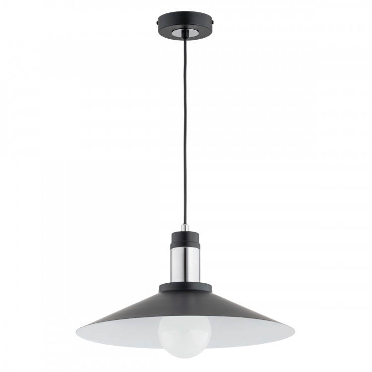 BOLERO DUO CZARNA 1xE27 Alfa Lampa Wisząca 61279