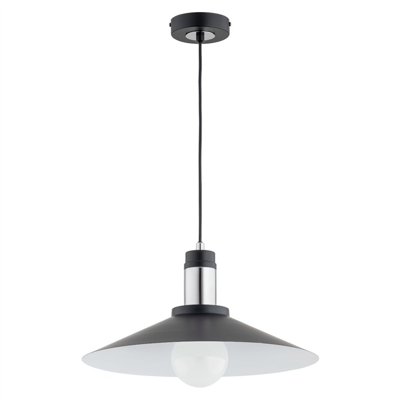 BOLERO DUO CZARNA 1xE27 Alfa Lampa Wisząca BOLERO DUO CZARNA 1xE27 Alfa Lampa Wisząca