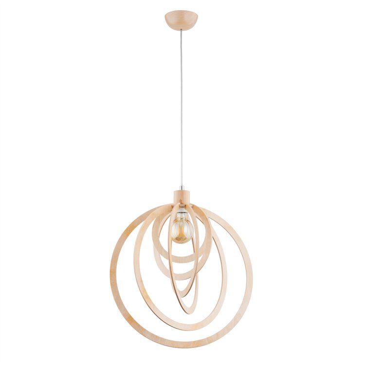 MONADA DREWNIANA 1xE27 Alfa Lampa Wisząca