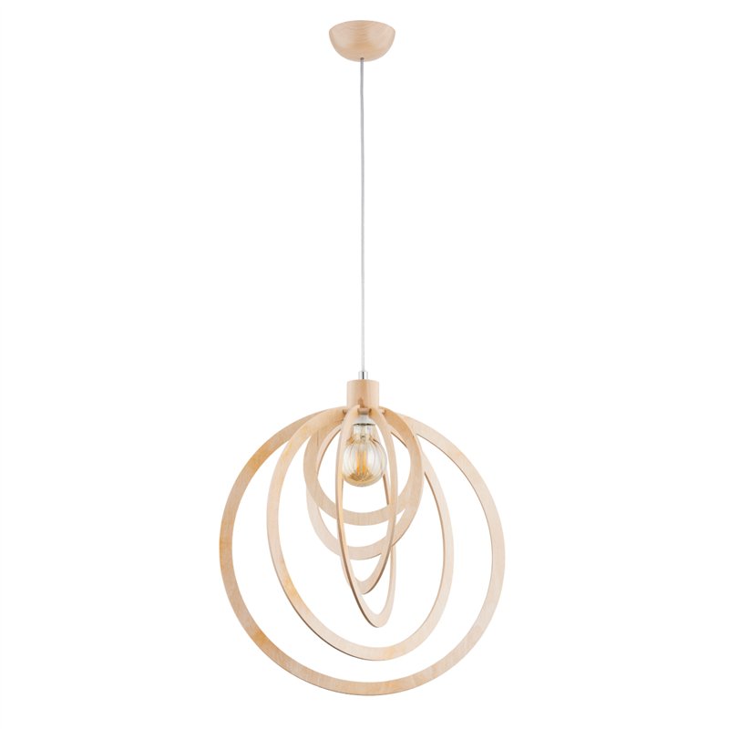 MONADA DREWNIANA 1xE27 Alfa Lampa Wisząca MONADA DREWNIANA 1xE27 Alfa Lampa Wisząca