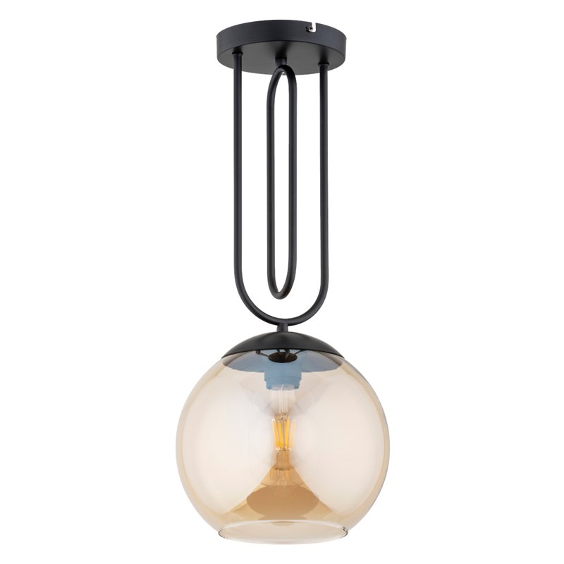 RITA BURSZTYNOWA 1xE27 Alfa Lampa Sufitowa RITA BURSZTYNOWA 1xE27 Alfa Lampa Sufitowa