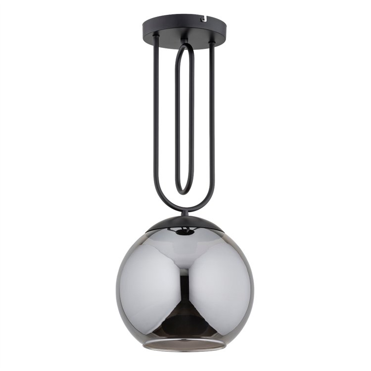 RITA CZARNA 1xE27 Alfa Lampa Sufitowa