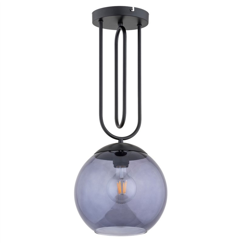 RITA GRAFITOWA 1xE27 Alfa Lampa Sufitowa RITA GRAFITOWA 1xE27 Alfa Lampa Sufitowa