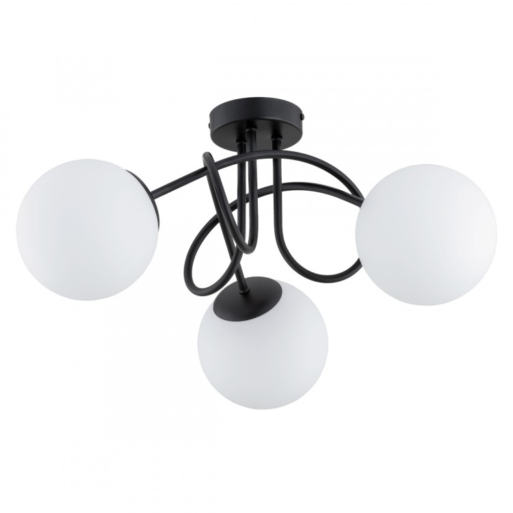 BANKO CZARNO-BIAŁA 3xE14 Alfa Lampa Sufitowa 62364