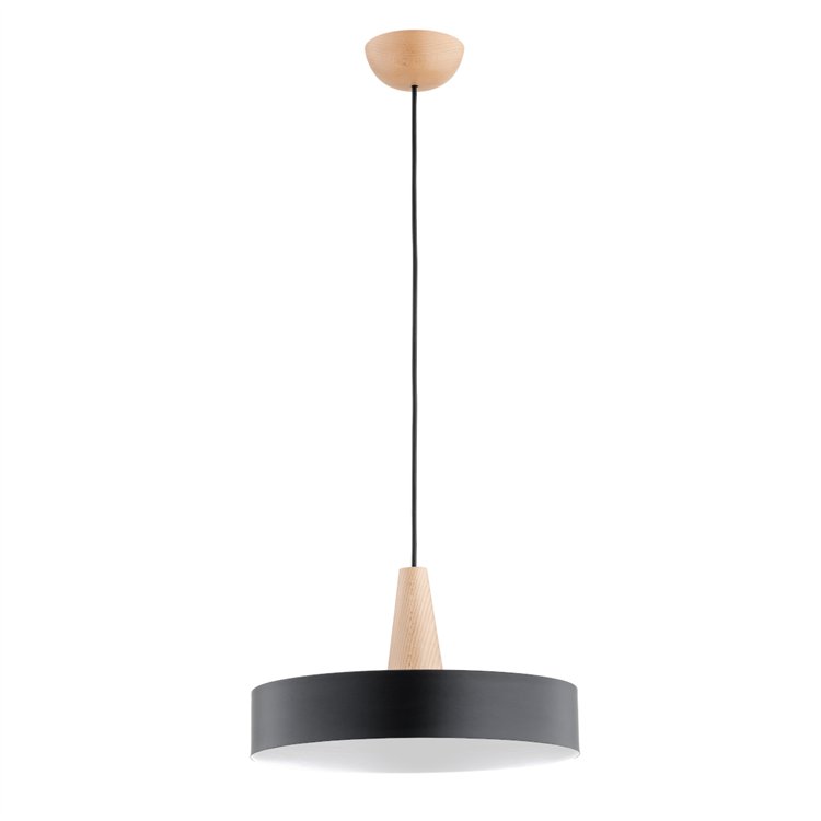 DAKOTA DREWNIANA 1xE27 Alfa Lampa Wisząca