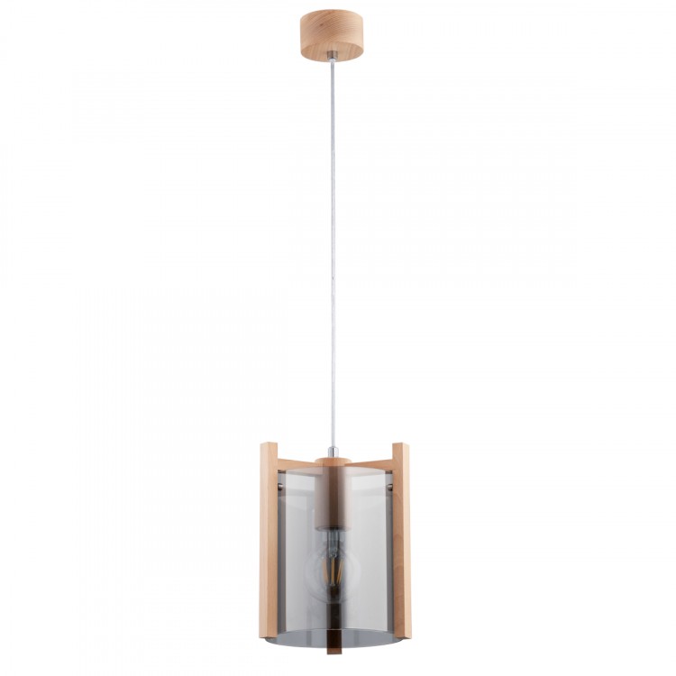 LOZANA DREWNIANA 1xE27 Alfa Lampa Wisząca 61288