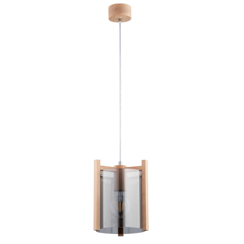 LOZANA DREWNIANA 1xE27 Alfa Lampa Wisząca LOZANA DREWNIANA 1xE27 Alfa Lampa Wisząca