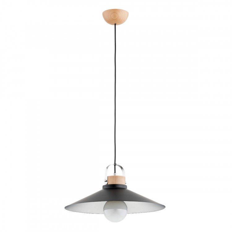 MILANO DREWNIANA 1xE27 Alfa Lampa Wisząca 61266